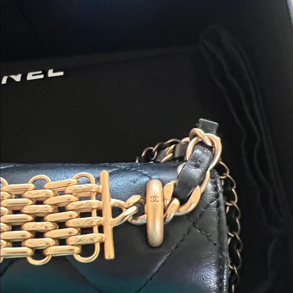 CHANEL crystal logo